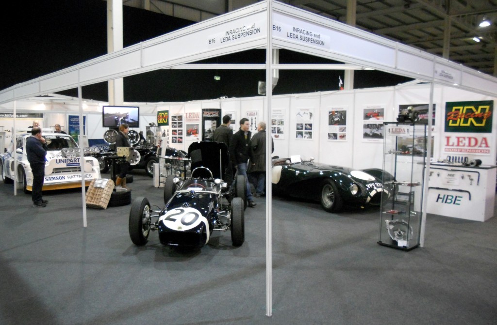 Retro Stands Racing INRacing Race Retro 2013 - with Lotus 18 and Stirling Moss