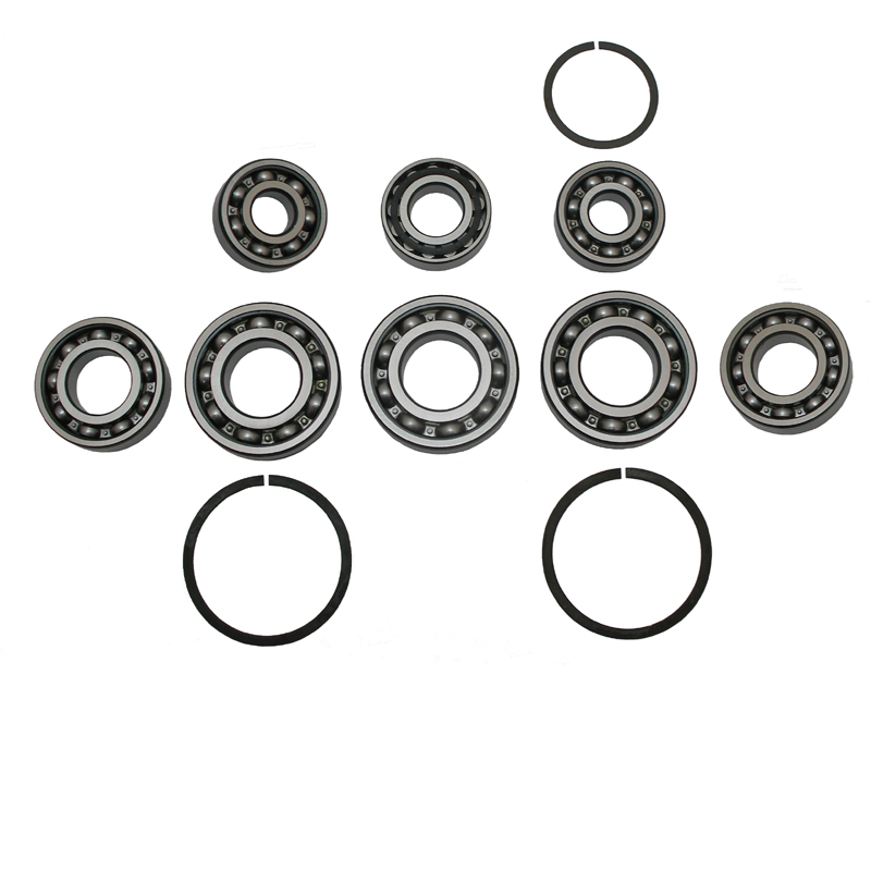 Gearbox Bearing Set (Models with no overdrive) - 8 Bearings