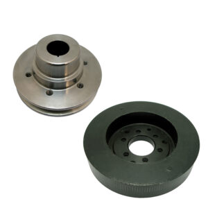 Fluid Crankshaft Pulley Set - Fluid Crankshaft Damper, Pulley, Nuts - Small Nose